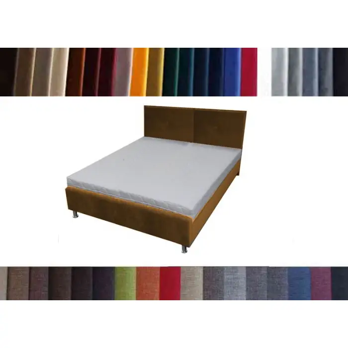 łóżko tapicerowane Cosmo 160 z zagłówkiem tapicerowanym